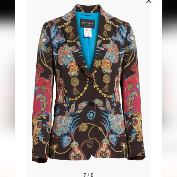 Etro Tassel & Paisley Print Blazer - Picture 6 of 11